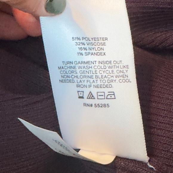 Express One-Shoulder Dress in Rich Plum - Picture 6 of 6